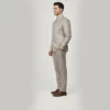 Men’s Beige Textured Jodhpuri Suit