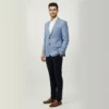 Men’s Light Blue Slim Fit Blazer