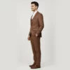 Premium Brown Three-Piece Suit for Men